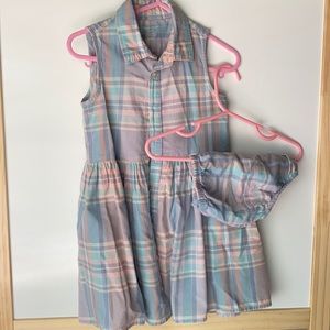 18MO Pink Plain Ralph Lauren Dress